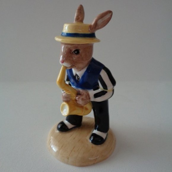 Royal Doulton Saxophone Bunnykins DB186 Special Edition Jazz collection